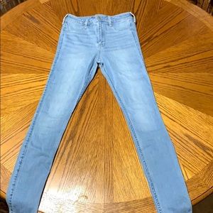 Light washed denim jeans from Hollister